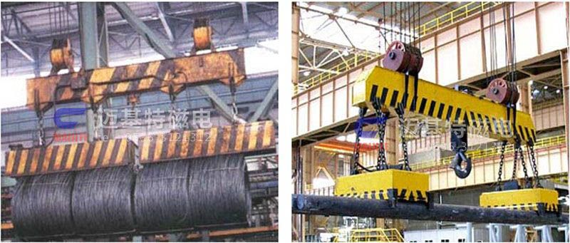 MW12系列、MW15系列吊運(yùn)捆扎螺紋鋼、圓鋼用起重電磁鐵